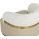 Brinda Napa Beige / Hailey Moon Swivel Lounge Chair